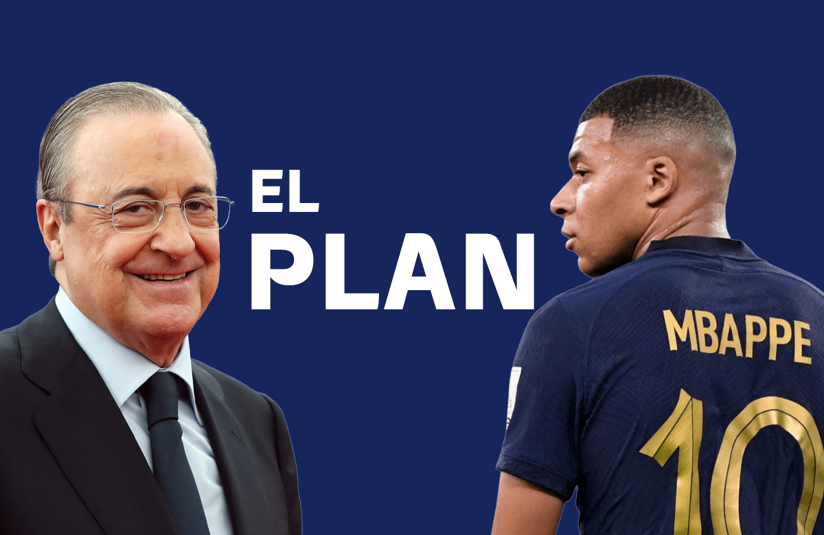 Florentino Pérez Y Kylian Mbappé Defensa Central 