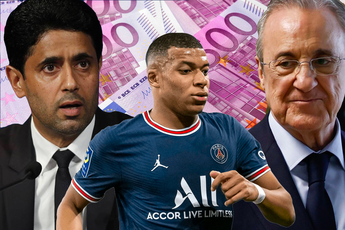 Nasser Al Khelaïfi Kylian Mbappé Y Florentino Pérez Defensa Central 