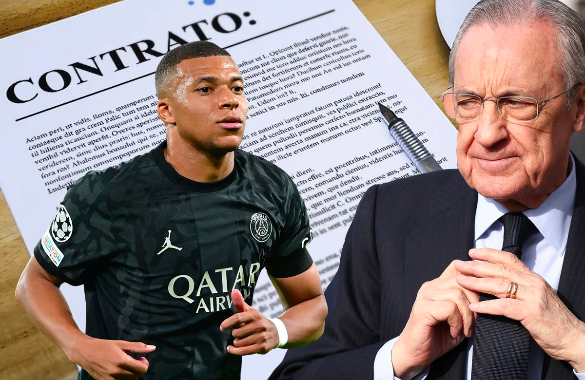 Kylian Mbappé Y Florentino Pérez Defensa Central 